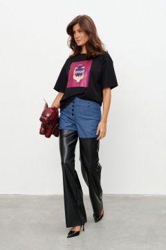 Футболка KaVaRi 4024.1 черный - фото 2