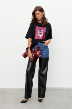 Футболка KaVaRi 4024.1 черный - фото 1