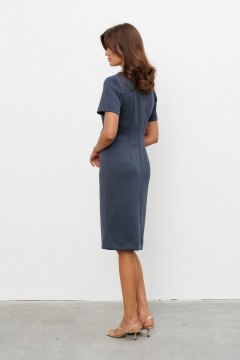 Платье KaVaRi 1133 графит - фото 5