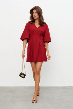 Платье KaVaRi 1107.1 бургунди - фото 1