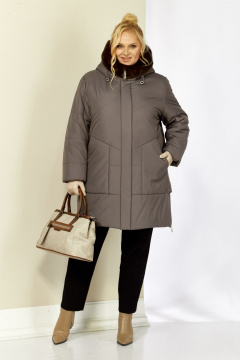 Куртка Shetti 2208 серо-лиловый - фото 1