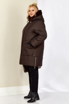 Куртка Shetti 2208 шоколад - фото 3