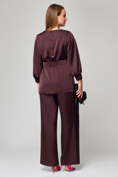 Блуза, брюки Мишель стиль 1160-1 винный - фото 3