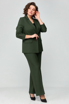 Брюки, жакет Мишель стиль 1177 хвойно-зеленый - фото 2