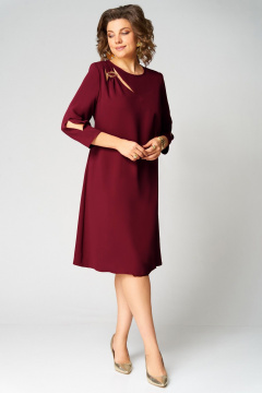 Платье Мишель стиль 1337 винный - фото 2