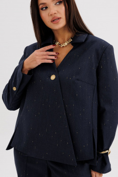 Брюки, жакет Fantazia Mod 5301 синий - фото 3