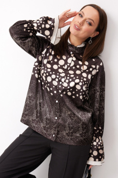 Блуза BegiModa 4145 шоколад - фото 1