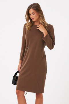 Платье Панда 115080 коричневый - фото 3