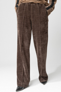 Брюки Laikony L-693-2 капучино+кант - фото 3