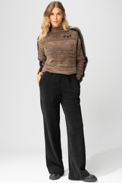 Брюки Laikony L-693-2 черный - фото 1