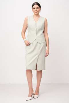 Жилет FASHION CENTRE Пш-4133 эвкалипт - фото 4