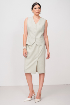 Жилет FASHION CENTRE Пш-4133 эвкалипт - фото 2