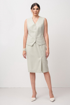 Жилет FASHION CENTRE Пш-4133 эвкалипт - фото 1