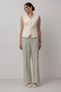 Жилет FASHION CENTRE Шр-4156 молочный - фото 5