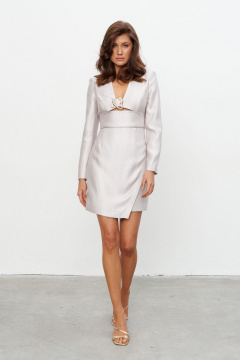 Платье KaVaRi 1128 серебро - фото 1