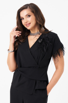 Блуза Панда 112940 черный - фото 1