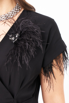 Блуза Панда 112940 черный - фото 3