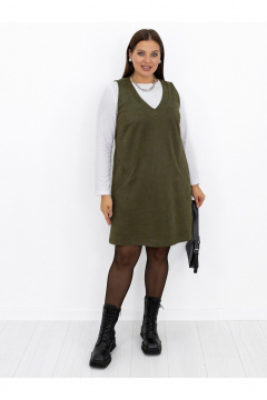 Сарафан Ollsy 01707 хаки - фото 1
