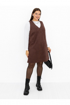 Сарафан Ollsy 01707 шоколад - фото 2