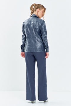 Брюки, рубашка Euromoda 653 синий - фото 4