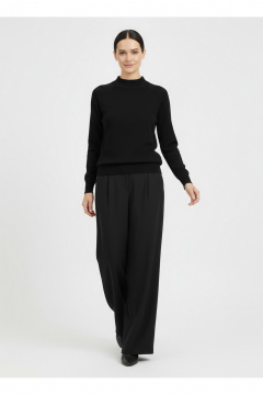 Свитер из трикотажа с длинным рукавом и ластичным воротником Полесье С3316-15 5С1754-Д43 158,164 глубокий_черный - фото 2