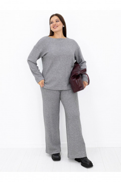 Брюки, джемпер Ollsy 05152 серый - фото 4