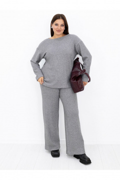 Брюки, джемпер Ollsy 05152 серый - фото 3