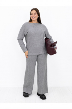 Брюки, джемпер Ollsy 05152 серый - фото 2