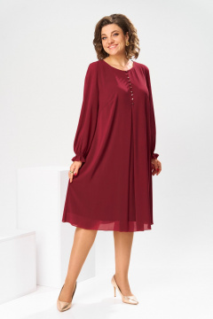 Платье Romanovich Style 1-2070 бордо - фото 4
