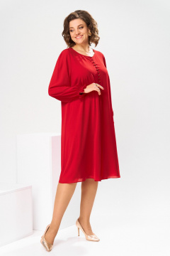 Платье Romanovich Style 1-2070 красный - фото 5