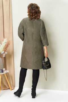 Платье VOLNA 1453 оливковый - фото 5