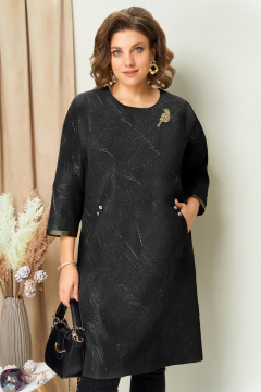 Платье VOLNA 1453 черный - фото 2