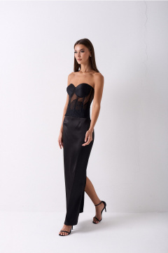 Корсет, юбка Lady Line 0725 черный - фото 3