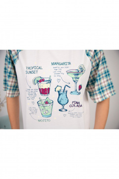 Брюки, майка Купалинка 40100G.158-164 к.экрю,клетка - фото 4