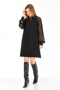 Платье Talia fashion 454 черный - фото 4