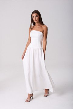 Платье Lady Line 1525 молочный - фото 1