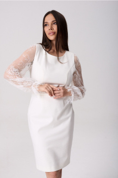 Платье Lady Line 1925 молочный - фото 2