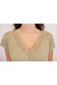 Брюки, майка Купалинка 698103.158-164 к.хаки,набивка - фото 4