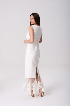 Платье Lady Line 2025 молочный - фото 3