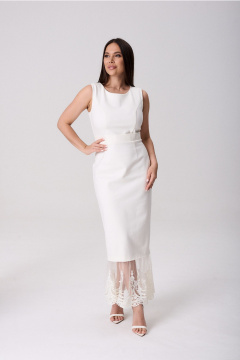 Платье Lady Line 2025 молочный - фото 2