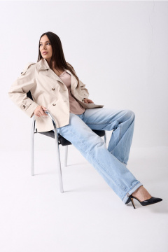 Блуза, жакет, юбка Lady Line 2125 молочный - фото 4