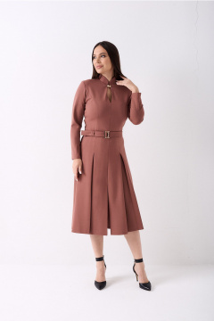 Платье Lady Line 2325 капучино - фото 1