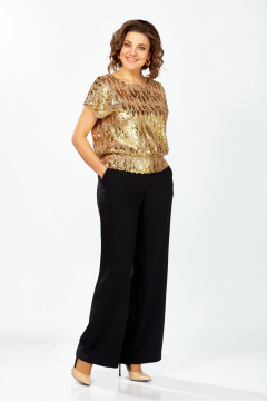 Блуза, брюки, накидка Mira Fashion 5633 - фото 3