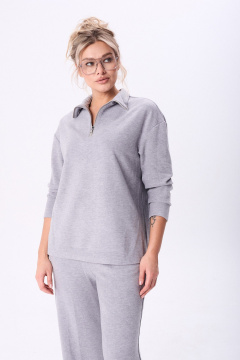 Брюки, джемпер, жилет Диомант 2107 серый - фото 4