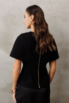 Блуза Butеr 3182 черный - фото 3