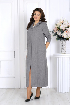 Платье Ninele 6090 светло-серый - фото 5