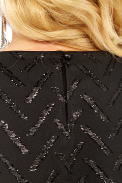 Блуза, платье БагираАнТа 1005 черный - фото 4