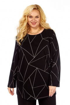 Джемпер СиБон 0375Дж черный - фото 2