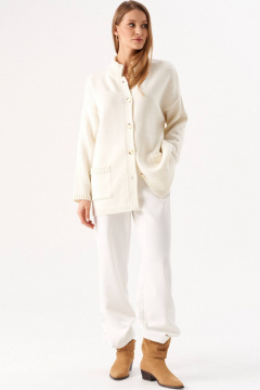 Кардиган Romgil РВ0268-ШЕ5 молочный - фото 4