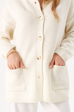 Кардиган Romgil РВ0268-ШЕ5 молочный - фото 3